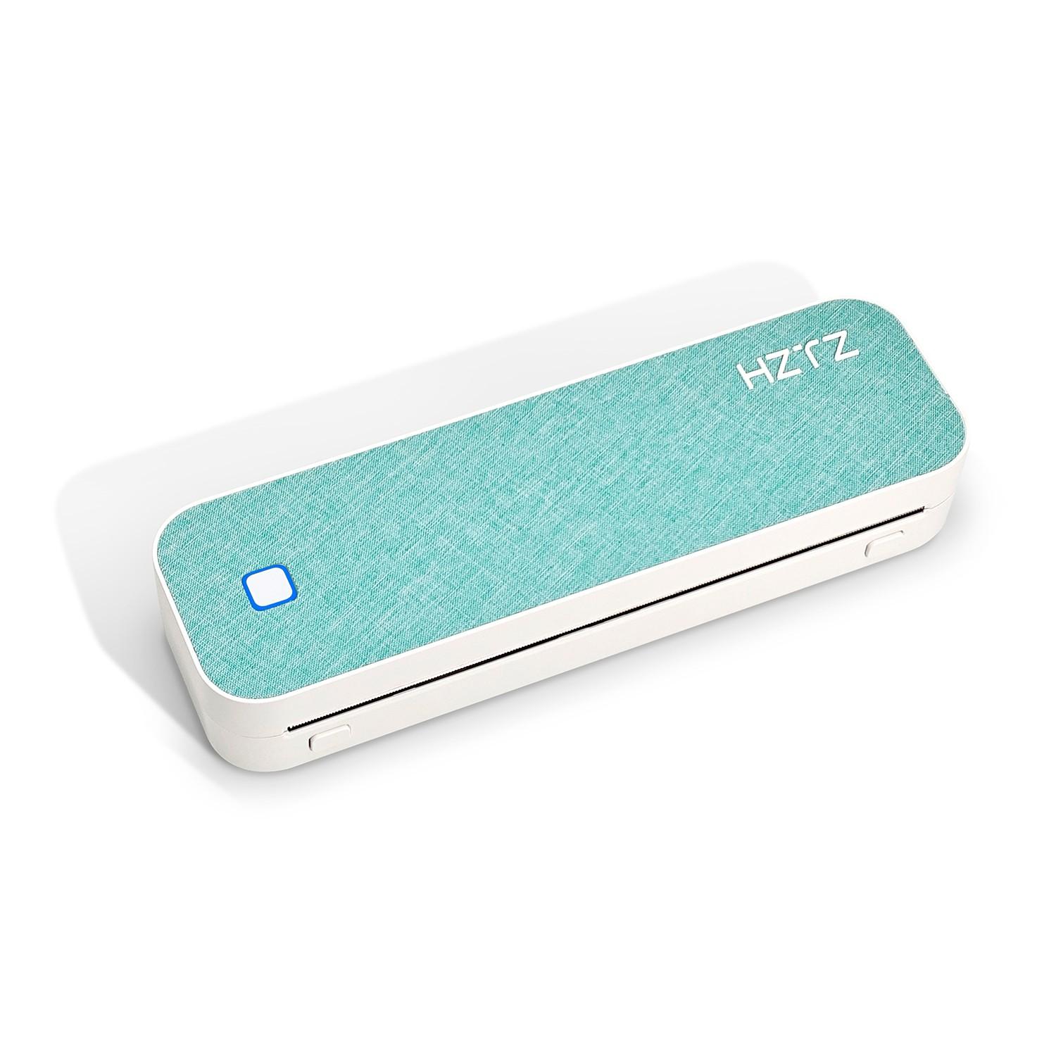 Hztz Mini Portable A4 Thermal Printer, Wireless Connection, Compatible with Android and iOS, Includes 10 Tattoo Papers, High-Quality Printing
