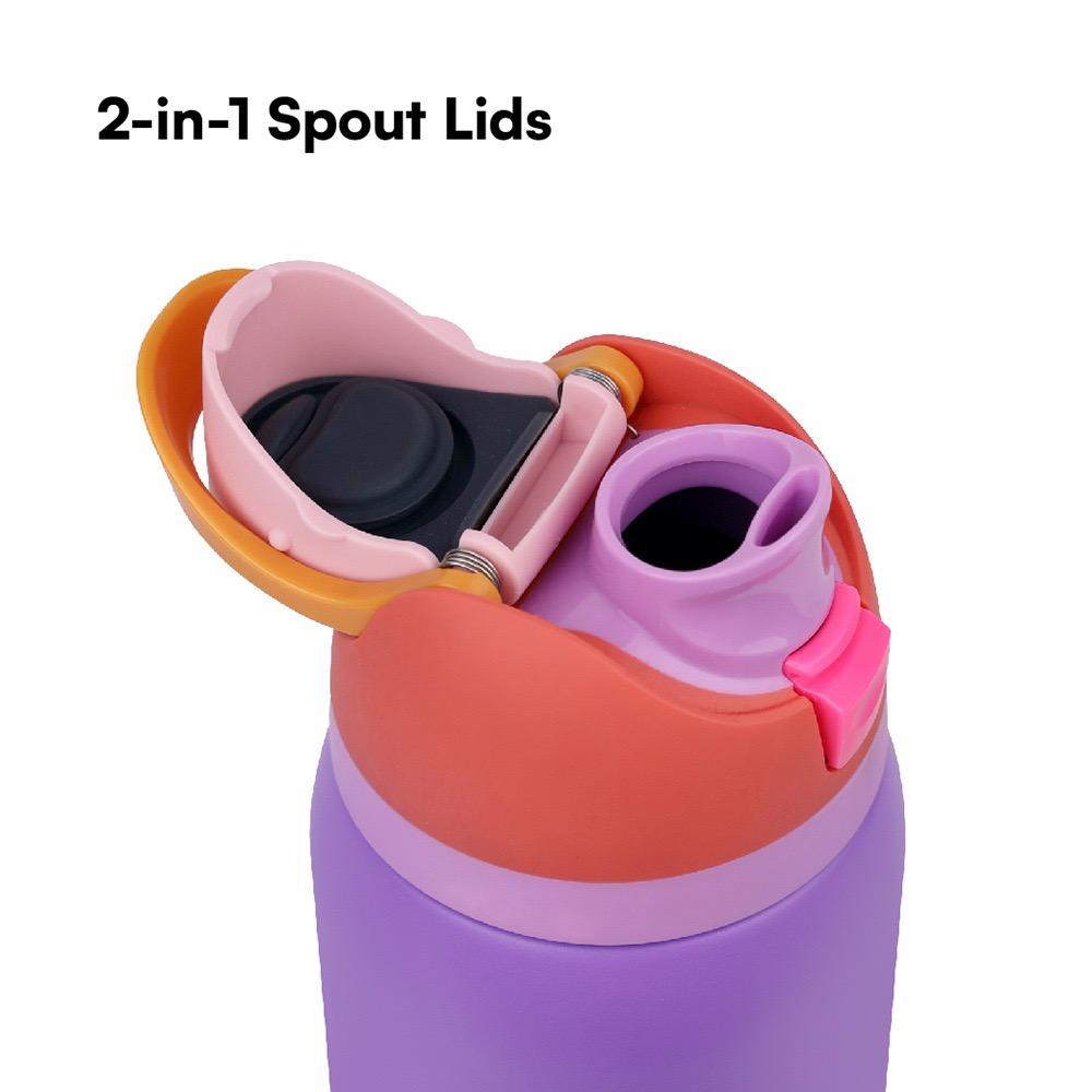 Stainless Steel Insulated Water Bottle with Straw, BPA-Free, Ideal for Outdoor Students and Office Workers, Travel Sports Cup