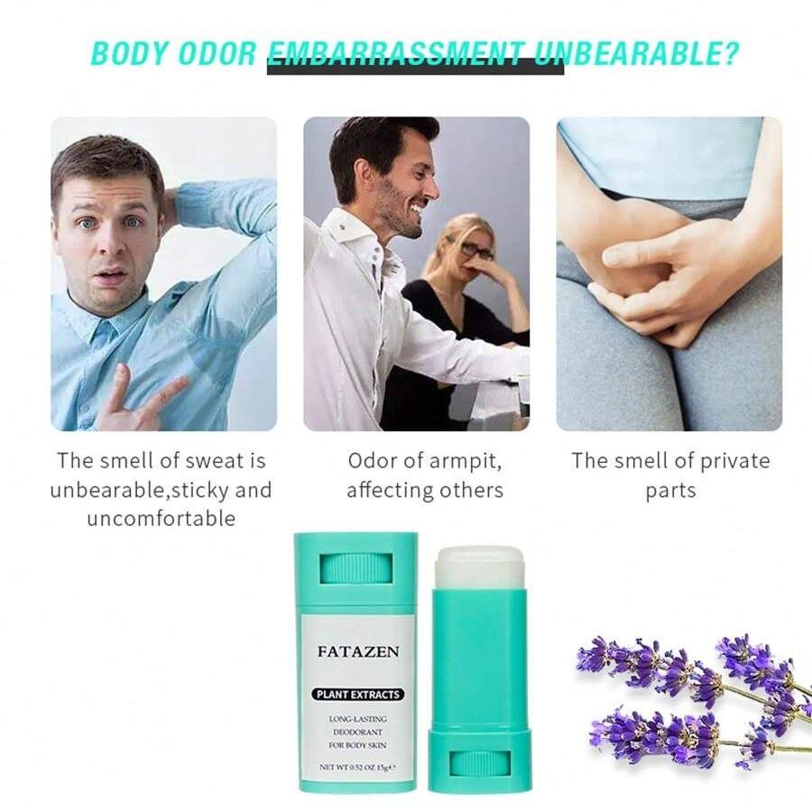 FATAZEN Unisex Deodorant Stick | Cooling Fresh, Stops Body Odour, Ideal for Daily Commute & Dates