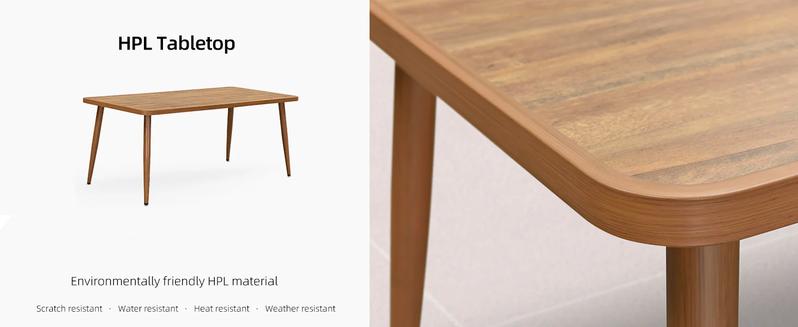 PURPLE LEAF 7/9/11 Pieces Patio Dining Set Cushions Wicker Outdoor Dining Table and Chairs