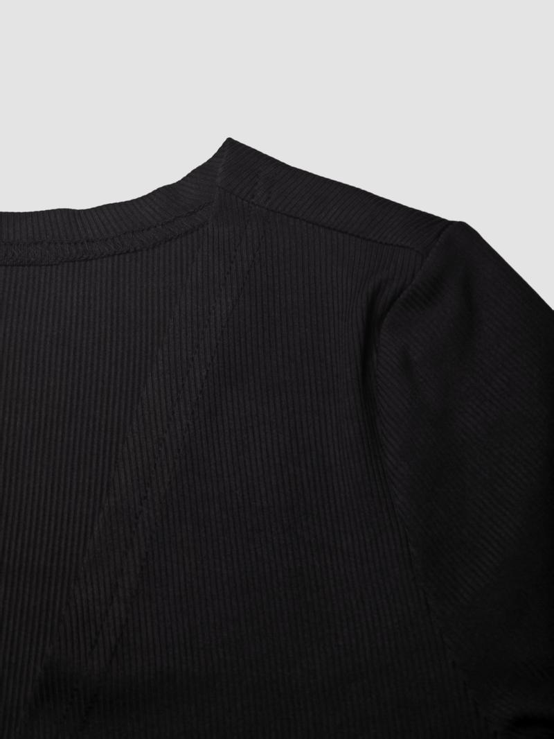 Women's Solid Color Long Casual Knit Cardigan, Single Button Fitted Sweater for All Seasons, Plain Pattern, Moderate Fabric Thickness