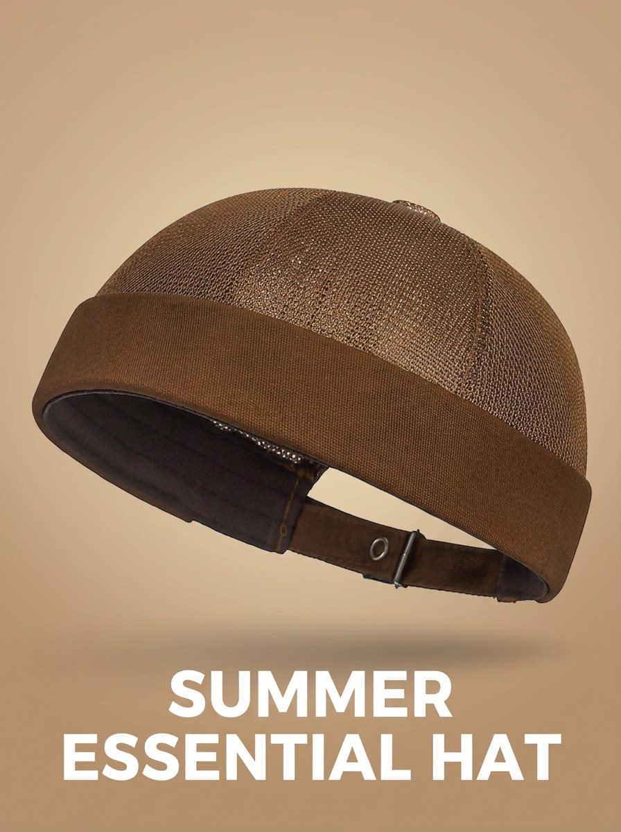 New Summer Sun Protection Fashion Hat, Adjustable Hip Hop Unisex Cap, Breathable Mesh Trucker Hat, Stylish and Comfortable