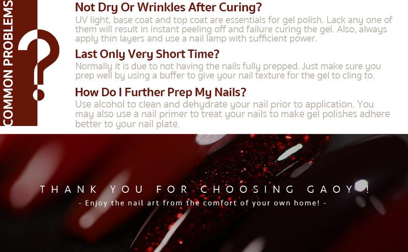 GAOY Burgundy Red Gel Nail Polish Set for Christmas Nails Holiday Gift Pick 6 Colors Including Dark Red Cherry Wine Red Gel Polish Kit U V LED Soak Off Nail Polish Home DIY Manicure Nail Salon Varnish