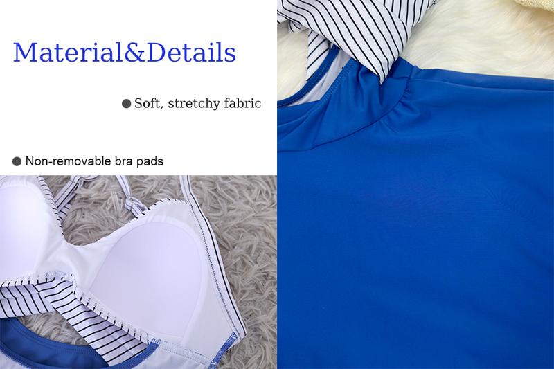 B2prity Women Cutout One Piece Skirt Swimsuit V Neck Wrap Tie Back Swimdress Tummy Control Bathing Suits High Rise Swimwear High Waist Swimwsuit