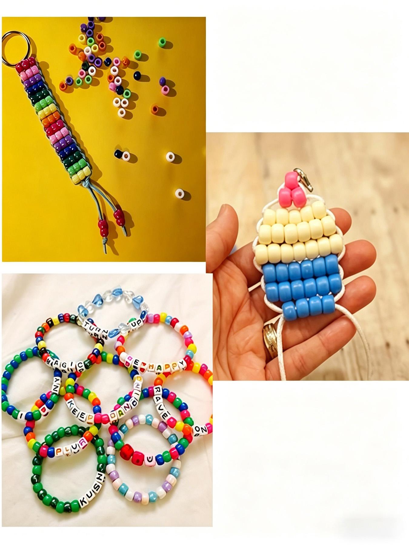 500pcs 9mm Horse Beads, Friendship Bracelet Necklace Craft Supplies, Jewelry Making Accessories, Fashion Gifts, Keychain Charms