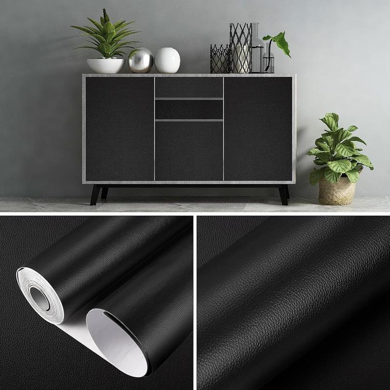 20*54 Inch Self-Adhesive Leather Sticker Patch Cuttable Sofa Repair,PVC Leatherette Waterproof Upholstery Fabric,Leather Stickers Self Adhesiveleather Repair Patch,for Car Seat, Couch, Chair