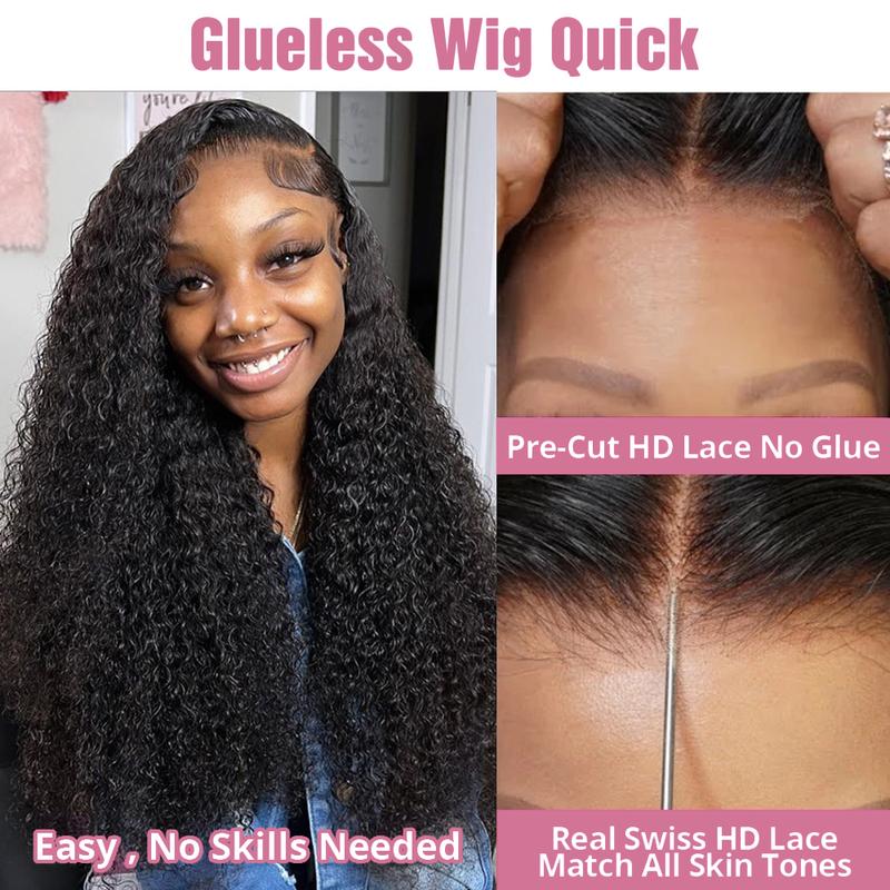 Bling Hair Glueless Wig Deep Wave 6X4 5X5 Pre Cut Lace Human Hair Wigs For Black Women 13x6 13x4 Hd Lace Frontal Wigs Beginner Friendly Ready to Wear Lace Closure Wigs TikTokShopBlackFriday