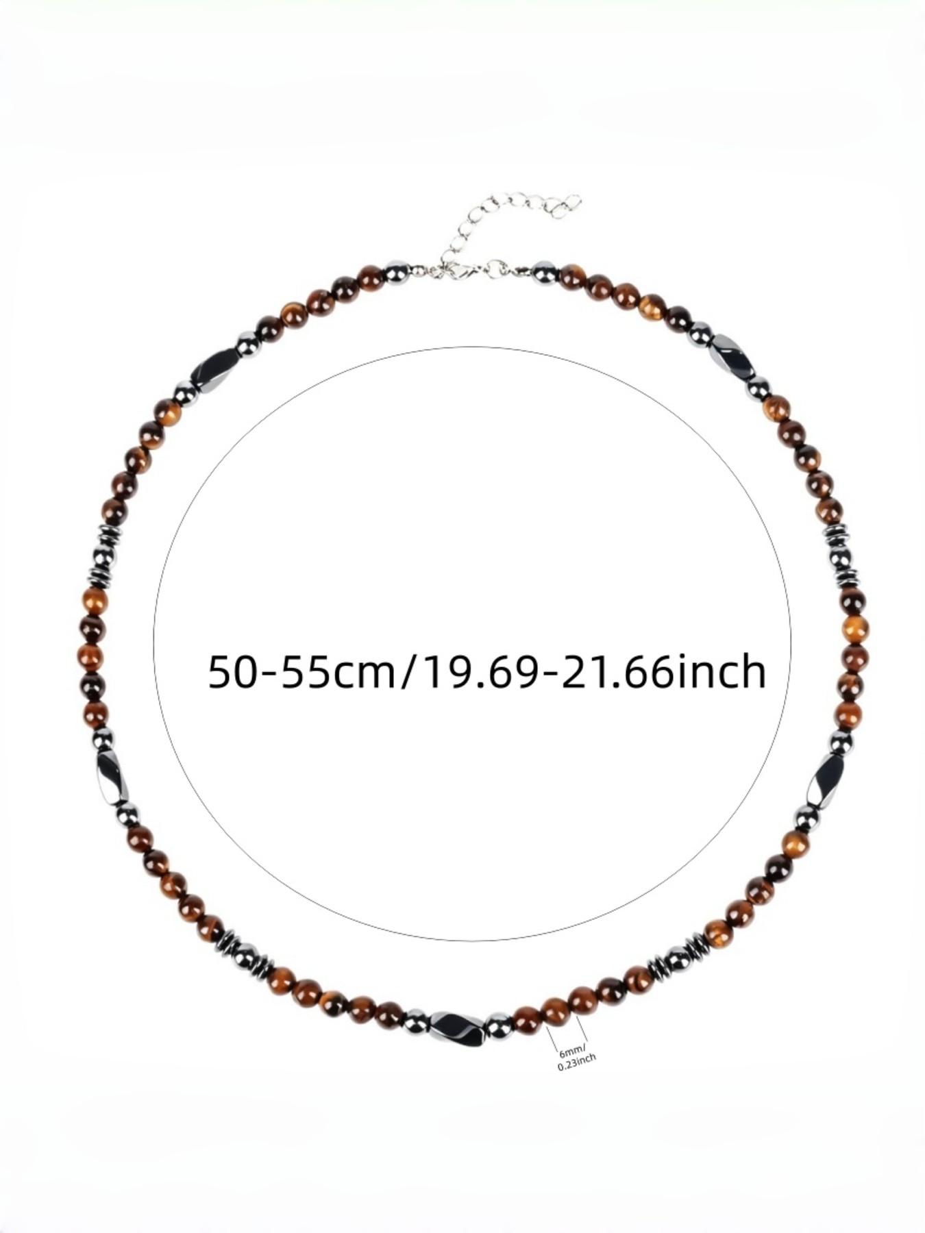 Unique Obsidian Necklace, Wearable All Year Round, Perfect for Daily Gatherings, Father's Birthday Gift, Back-To-School Present