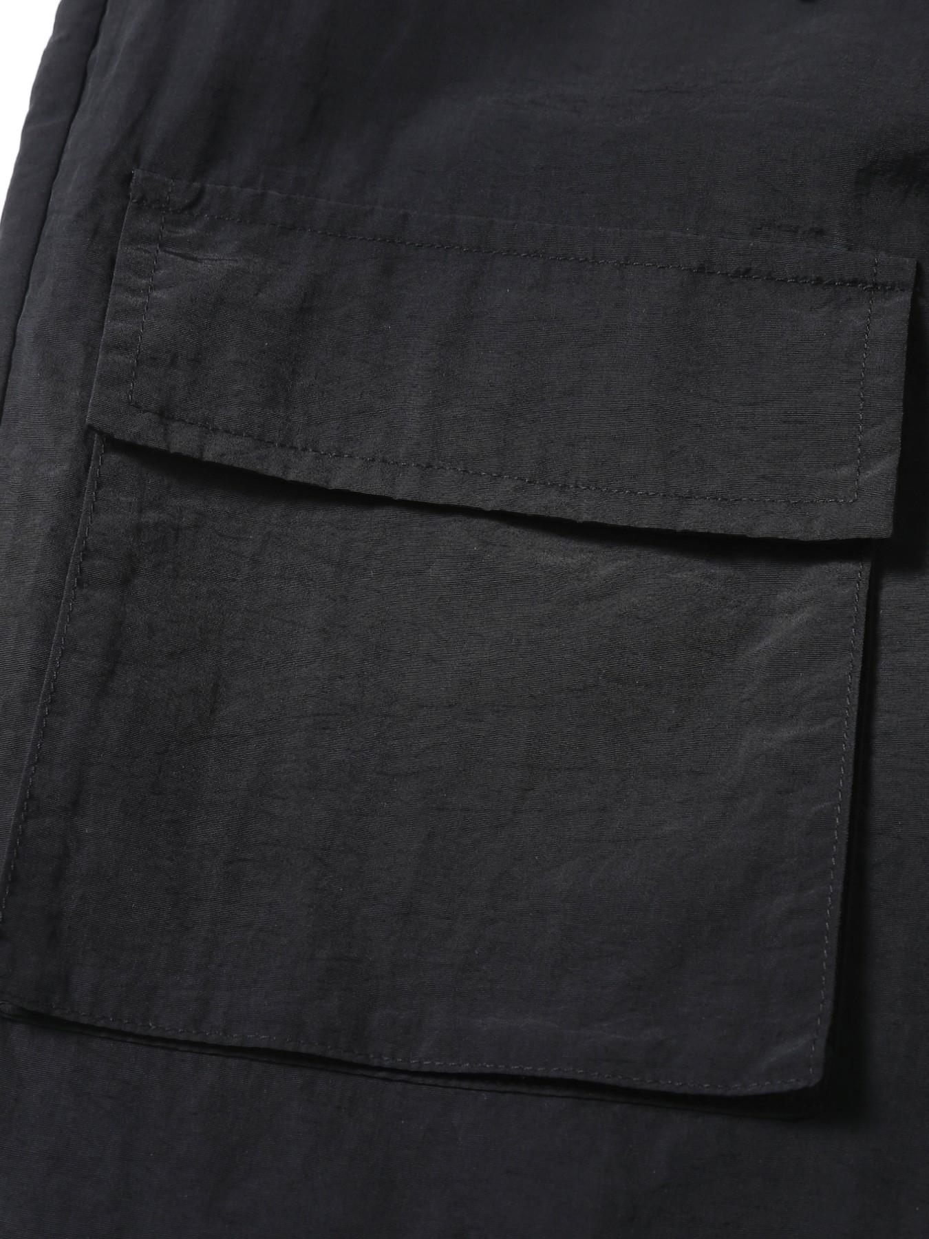 Men's Slim-Fit Polyester Casual Pants, Elastic Waistband, Drawstring Ankle Cuffs, Outer Pockets, Spring Fall Streetwear