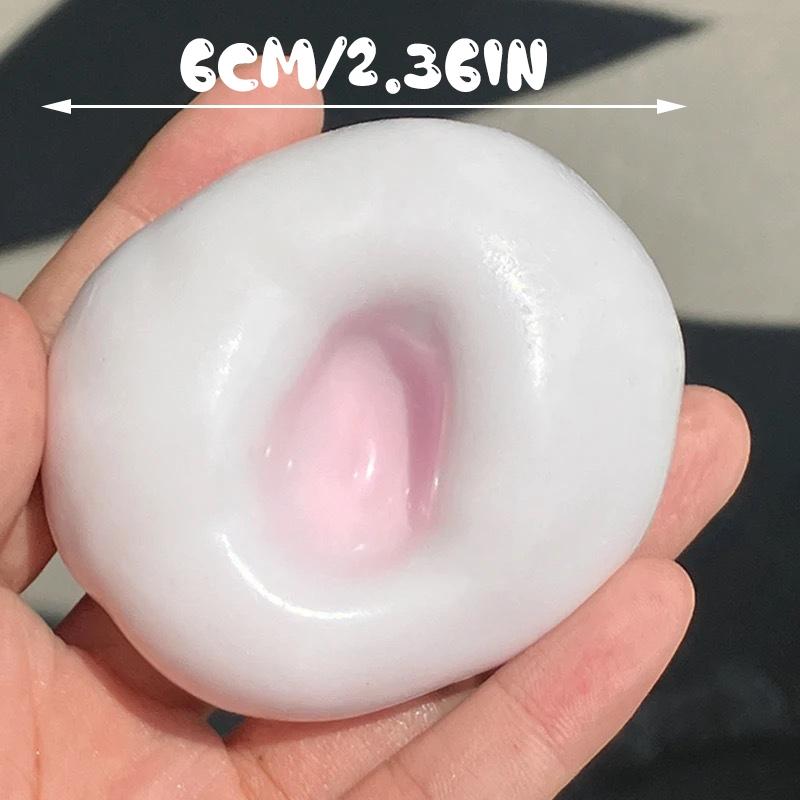 Super fun stress relief toys, snowy glutinous rice sand pinch toys, DIY shape glutinous rice squeeze stress relief toys, rice flour puree, handmade mitaba mud toys, cute glutinous rice mud squeeze toys squeeze decompression handmade balls