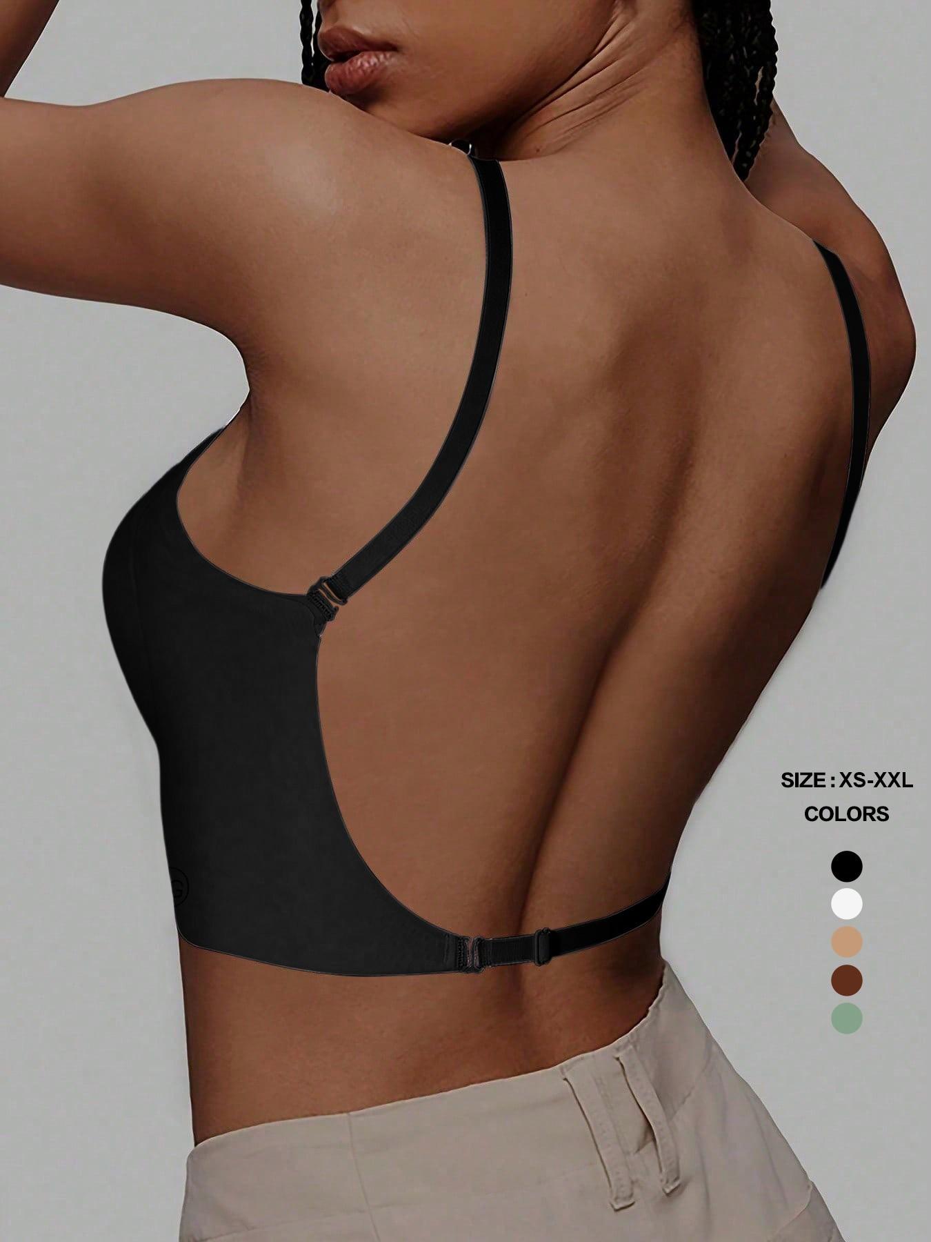 Women's Seamless Backless Bra, Multi-Strap Convertible Strap Wireless Push-Up Bra, Elegant, Chic, Suitable for Wedding Dresses and Party Gowns - TikTok Shop Women's Seamless Backless Bra, Multi-Strap Convertible Strap Wireless Push-Up Bra, Elegant, Chic, Suitable for Wedding Dresses and Party Gowns - TikTok Shop