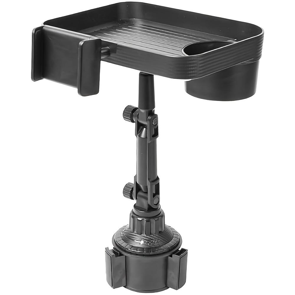 360° Rotating Car Cup Holder Extender, Detachable Food Tray and Phone Stand, Durable Abs Material, Suitable for Cars and Trucks