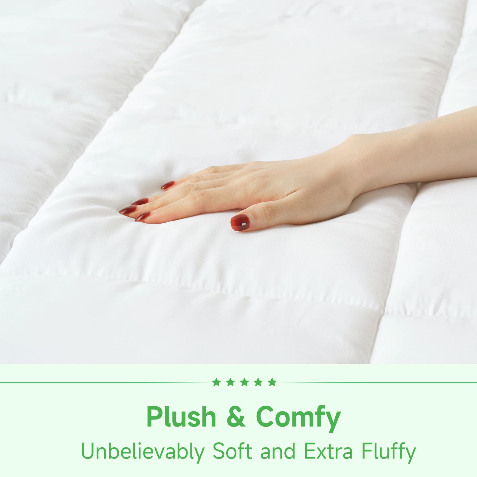 VIZIM All Season Comforter, OEKO-TEX Certified Down Alternative Bedding with 300GSM Soft Filling, Durable Shell, Twin Full Queen King Sizes, Machine Washable & Tumble Dry