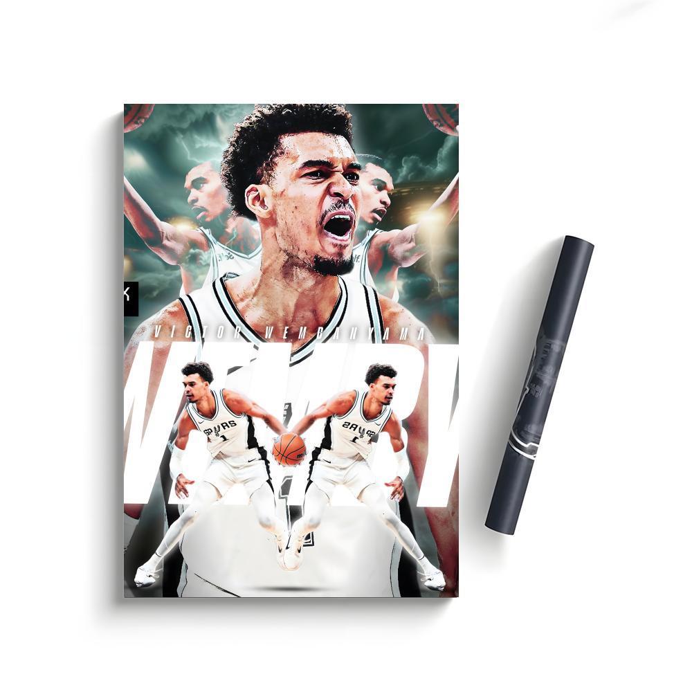 Victor Wembanyama Poster Bedroom Home Decor Art Poster Perfect Gift for Family and Friends