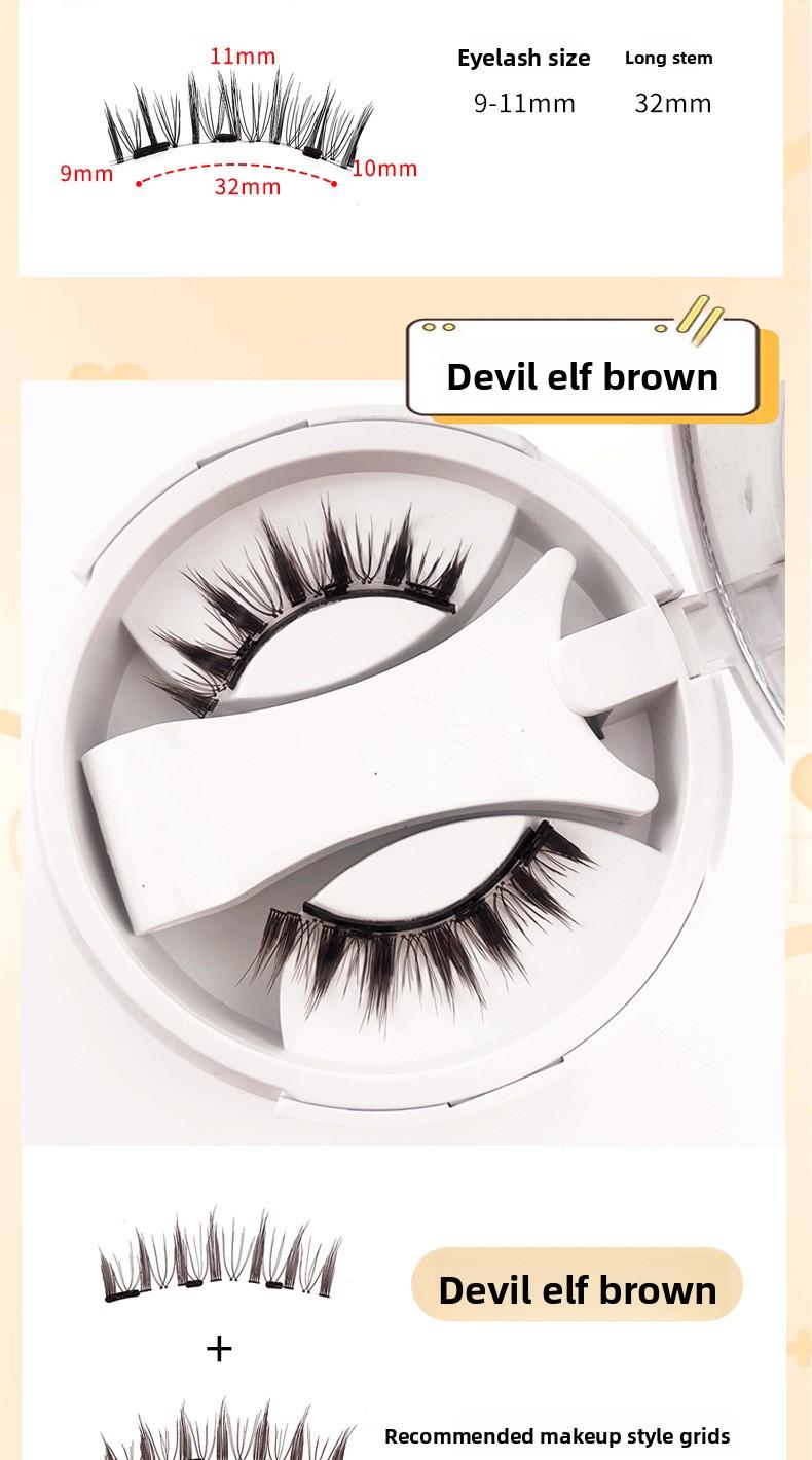 New Magnetic False Eyelashes Set 8 Styles Reusable Waterproof Natural Look for Daily Party Eye Makeup Extension