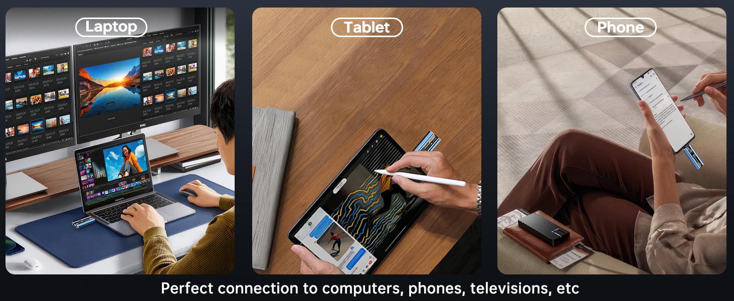 EATOP Flash Drives Intended for iPhone, Memory Stick Storage for Photos and Videos, USB External Memory Storage Flash Drive Compatible with iPhone iPad Android and Computers