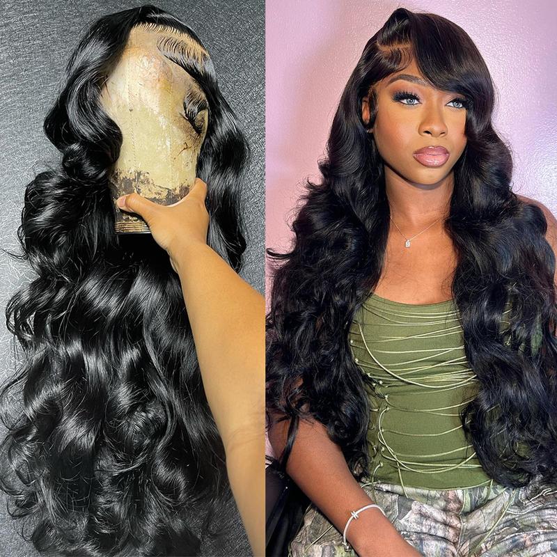 Body Wave 13x6 13x4 HD Lace Front Human Hair Wigs 180% density Pre plucked Lace Frontal Human Hair Wigs For Women With Baby Hair