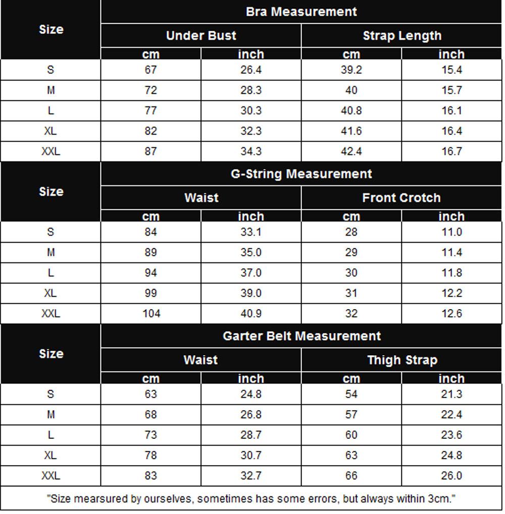 Avidlove Lingerie Set for Women Strappy Lingerie Underwire Push Up Bra Garter Set Lingerie with Chain Fit Breathable SpringStatements