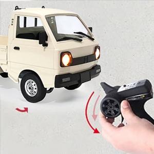 High Speed 1/10 RC Pickup Truck, Drift & Climbing Off-Road Car with LED Lights, 2.4GHz Remote Control Toy