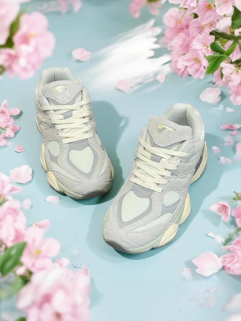 2026 New Style 9060 Thick Autumn Winter Unisex Dad Shoes, Casual Warm Sports Sneakers for All Seasons, Patchwork Textile Upper with Rubber Sole