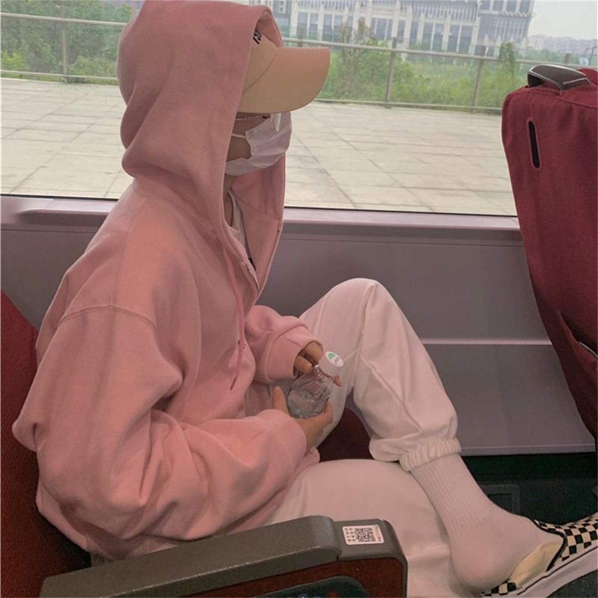 2025 New Arrival Women's Sweatshirts Y2K Style Hooded Long Sleeve Pullover Girls Urban Casual Fashion Loose Hoodies Streetwear