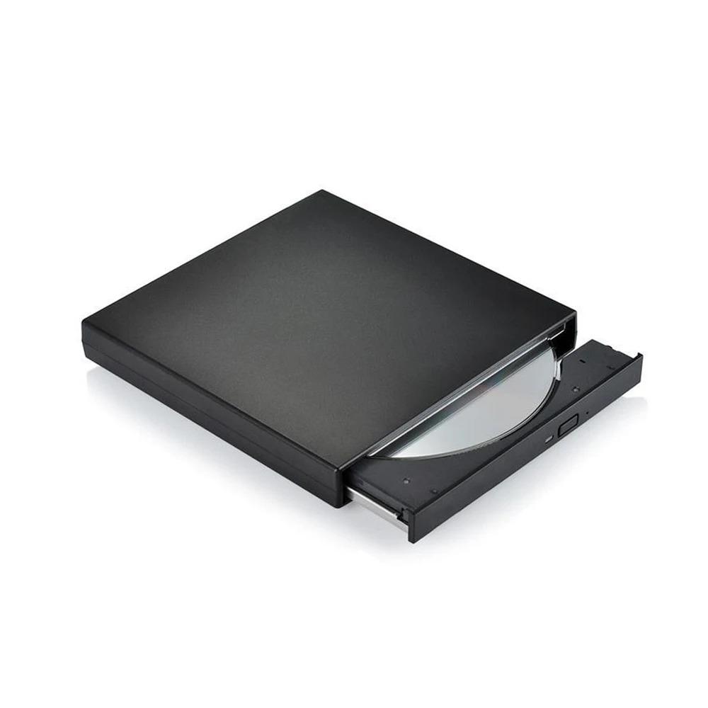 Usb 3.0 external dvd cd burner, portable cd dvd drive for Laptop Desktop, Plug and Play, 24X Read Write, Shock resistant, Compatible with Windows Mac Linux, dual Power Cables for Stable Use