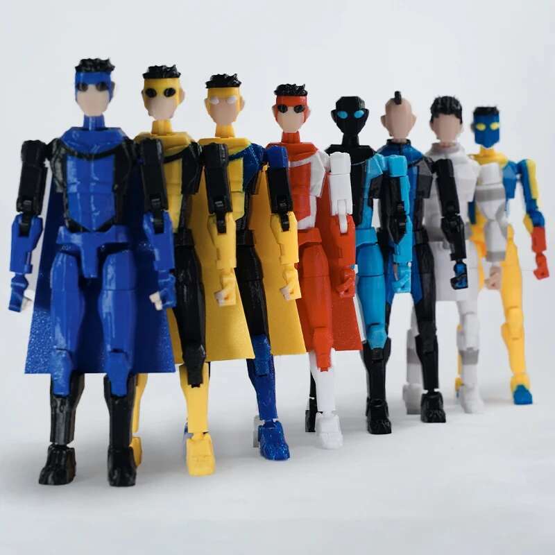 3D Printed Action Figures Invincible 3.0 Superheroes Anime Multi-Jointed Shapeshift Toys Mannequin Model Ornaments Kids Gifts