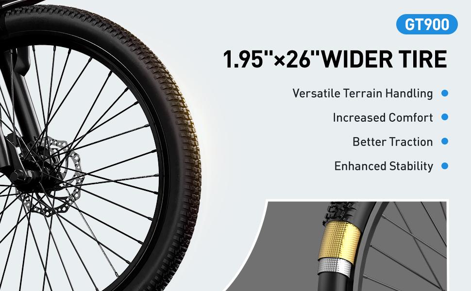 Aairsk Electric Bike 26", 25Mph Speed 13Ah Battery & 580W Motor, 21-Speed & Dual Suspension, Max Range 40 Miles(Pedal-Assist), Electric Mountain Bicycle for Adults, Adjustable Seat Disc Brakes Mtb