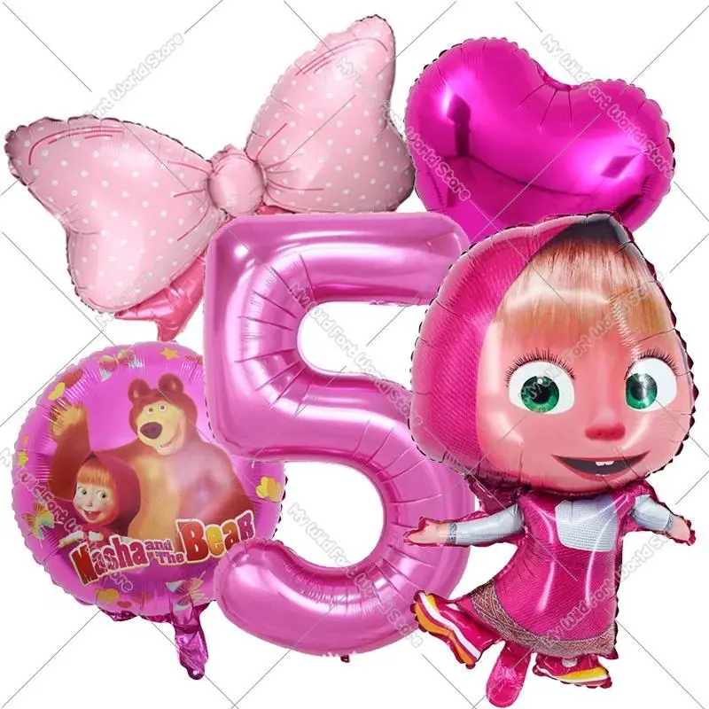 5pcs ballons -5