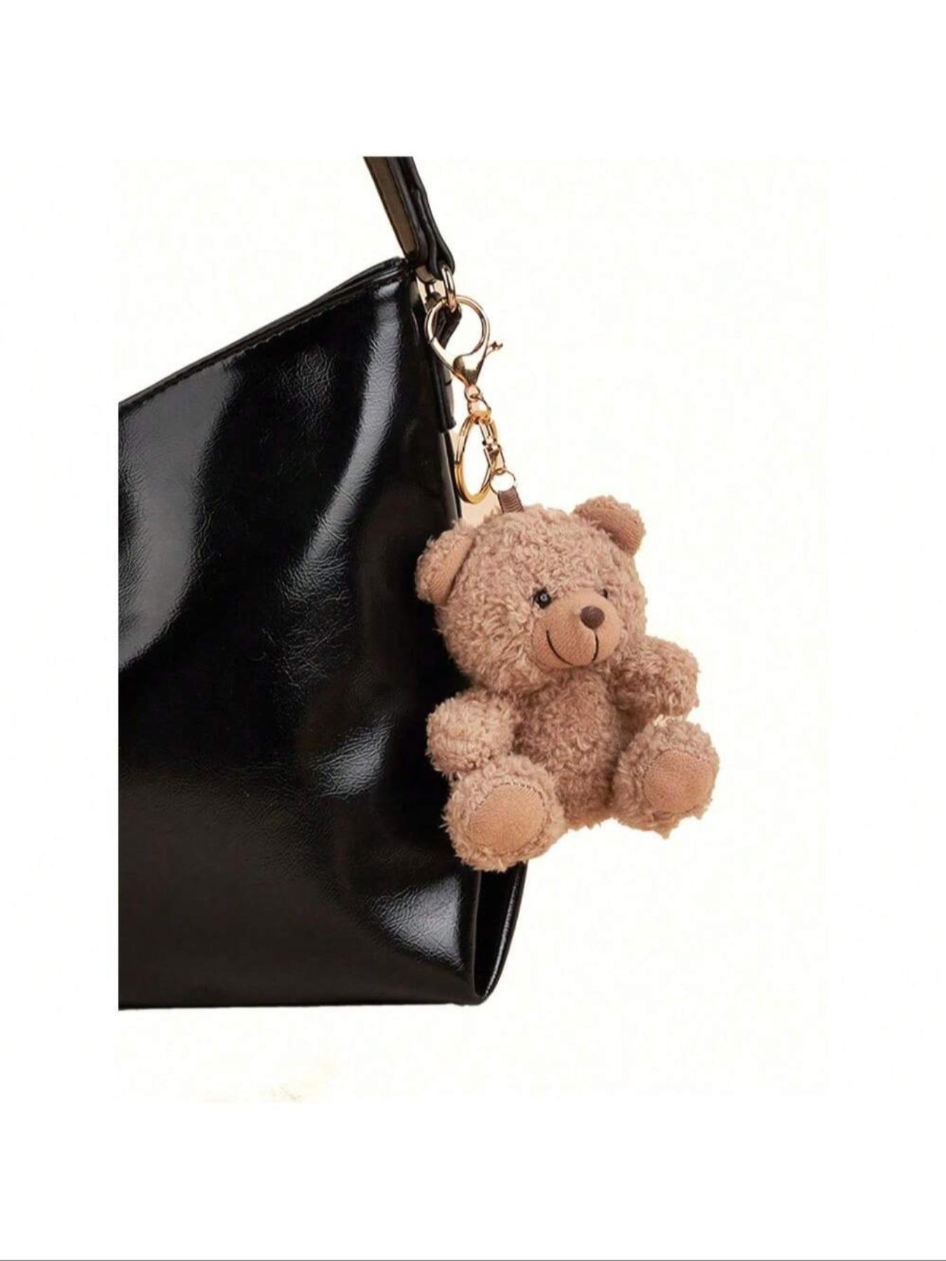 Cute Plush Teddy Bear Keychain, Car Keychain, Couple Plush Keychain, Keychain For Bags, for Car Keys, Mobile Phones, Cameras, Wallets, ID Cards, Badges