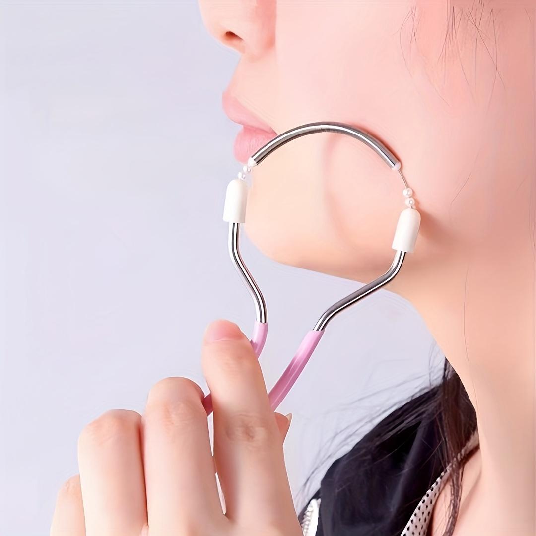 Facial Hair Remover, Precision Facial Razor, Spring-Action Hair Removal Tool, Lip Hair Remover for Women, Facial Hair Removal Gadget, Facial, Chin, and Leg Hair Remover