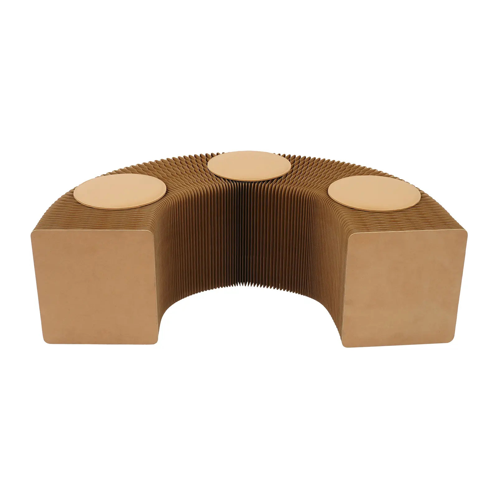 Folding Expandable Bench With Cushions Multi Function Stool For Home Living Room Camping
