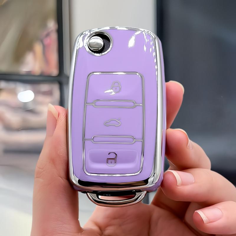 Car Key fod cover shell Case For Volkswagen For VW For Magotan For Golf 4 3 5 6 For MK6 For Passat For Touran For Bora For Tiguan For Jetta For Lavida For Skoda For Octavia Key bag Car Key Rem Car Key Protector