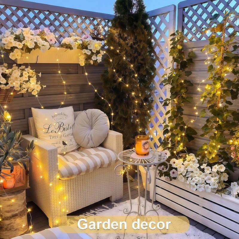 Remote-Control Eight-mode Copper Wire String Lights, Atmosphere Remote-Control Fairy Lights, Indoor Decoration for Bedrooms and Living Rooms, Decoration for Birthday Parties, and String Lights for Christmas and Thanksgiving Scene Setup.