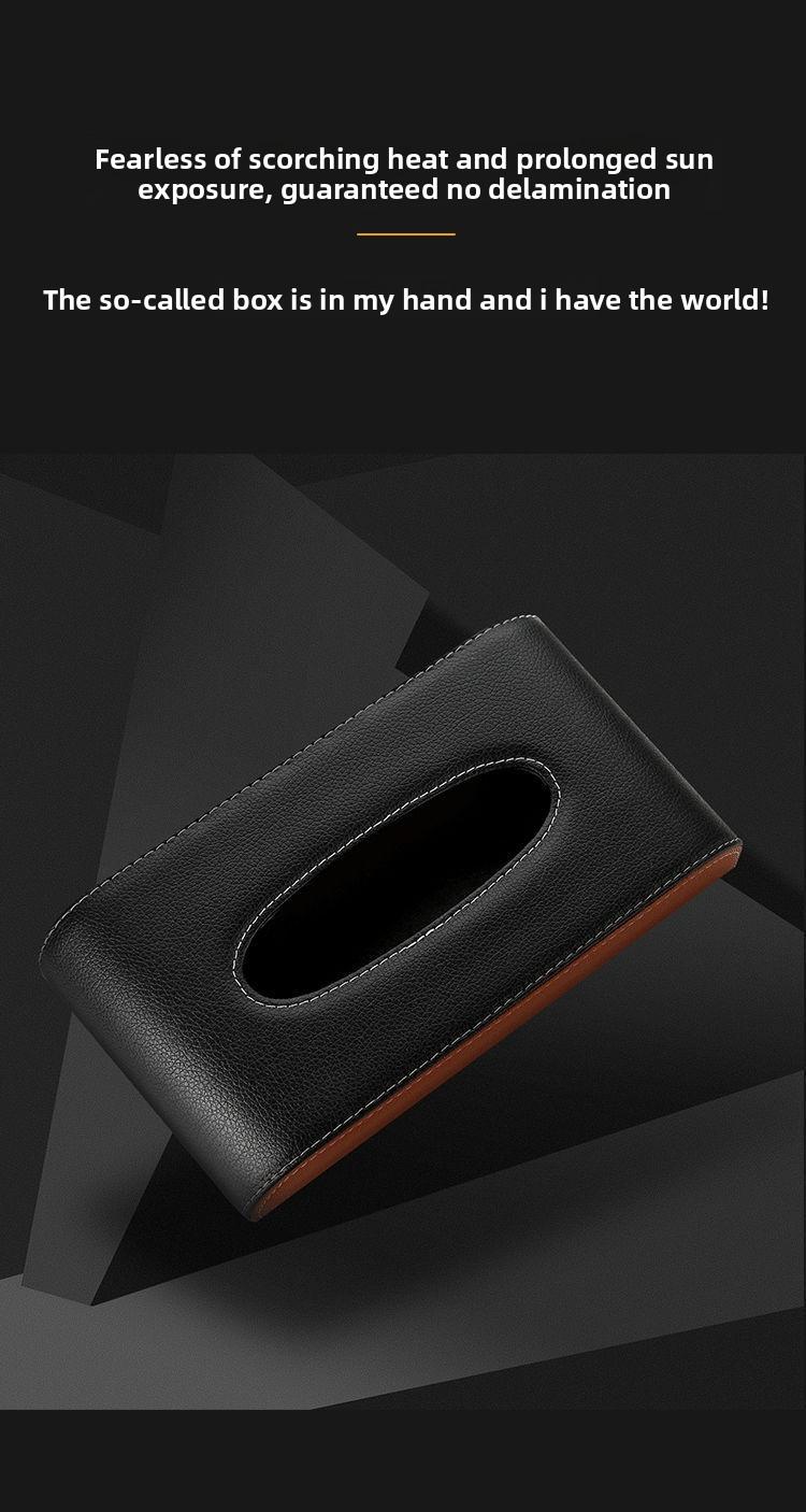 Car Tissue Box for Car Visor Hanging Auto Paper Towel Holder Vehicle Interior Accessories Car Napkin Dispenser for Rear Seat Dashboard Storage Automotive Supplies