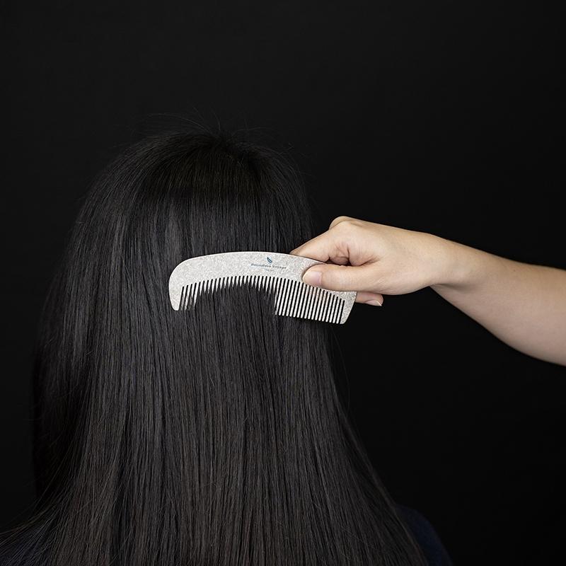 Boundless Voyage Titanium Hair Comb, Ultra-Light Metal Anti-Static Straight Comb for Bangs and Beards, Hair Tool, Hair Styling Tools
