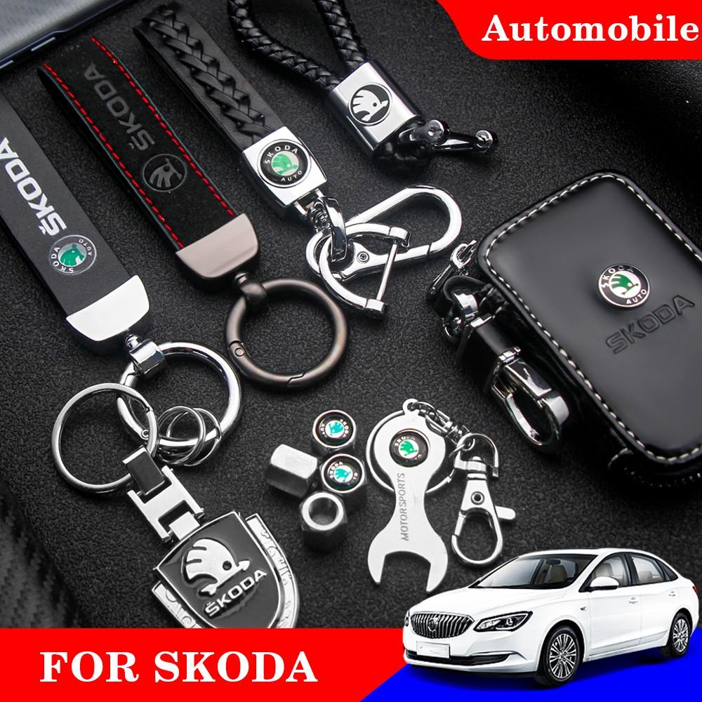 Scoda Keychain/lanyard for All Models, Sporty Customization, Fits Octavia, Superb, Kodiaq, Karoq, Crystal, Xinrui, Etc
