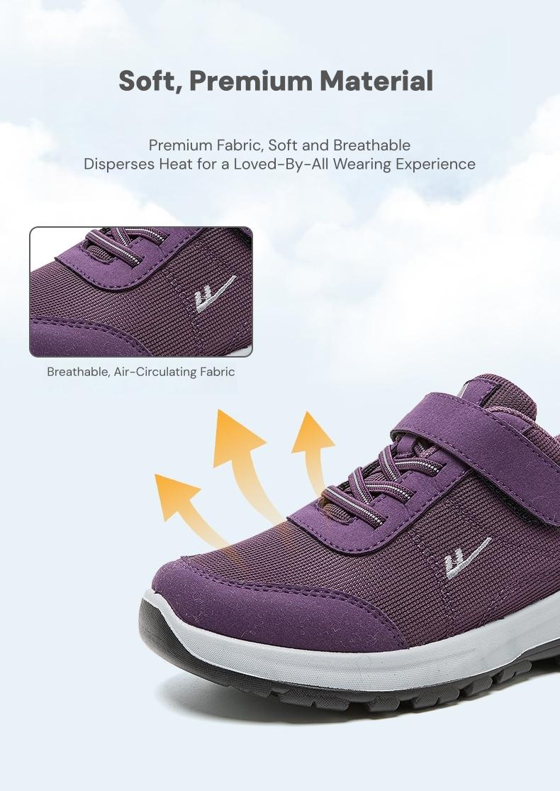 Women's New Spring Mom Shoes, Casual Outdoor Woven Sports Shoes, Breathable Soft Sole Running Shoes, Comfortable Magic Tape Sneakers