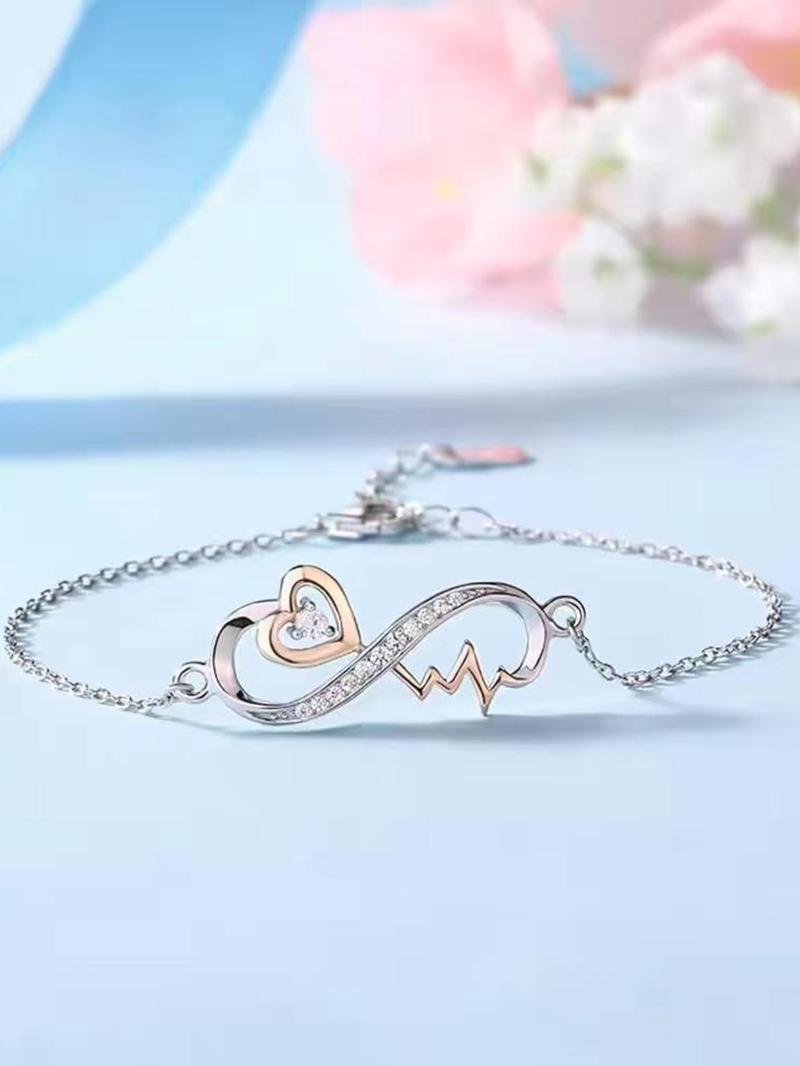 To My Bonus Duaghter Heartbeat Bracelet Gift , Includes Card and Box, Graduation Birthday Christmas Present