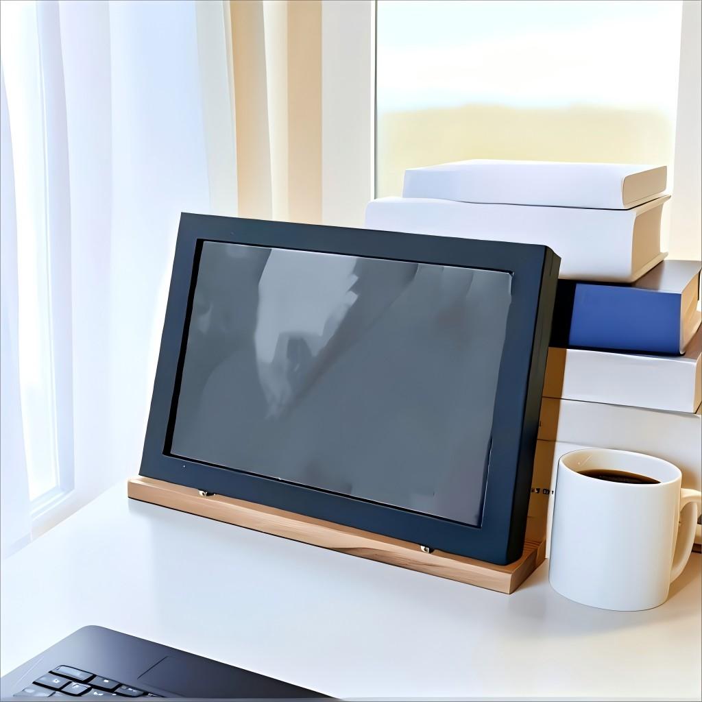 2026 New Display Stand Frame Pin Cushion Dust-Proof Large Capacity Desktop Organizer Box, Modern Design for Home Office Use