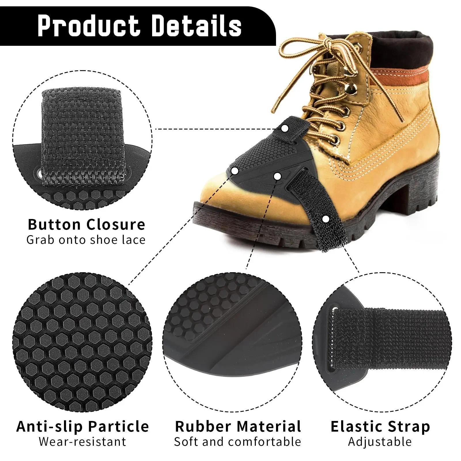 Adjustable Non-slip Rubber Motorcycle Shoe Shifter Pad, Wear-resistant Boot Protector Cover, Anti-slip Moto Riding Gear Protective Accessory for Outdoor Motorcycle Driving