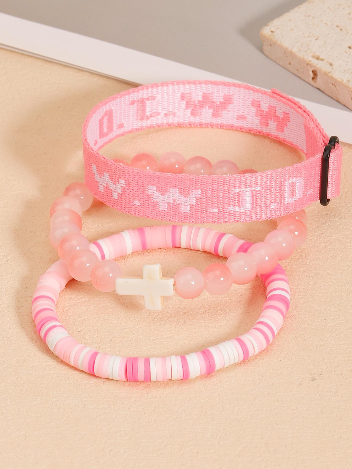 WWJD Bohemian Adjustable Bracelets Set, Christian Cross Charm Bangle for Women & Men, Fashion Jewelry for Party, Daily Clothing Decor, Trendy All-match & Exquisite Jewelry for Birthday Gift