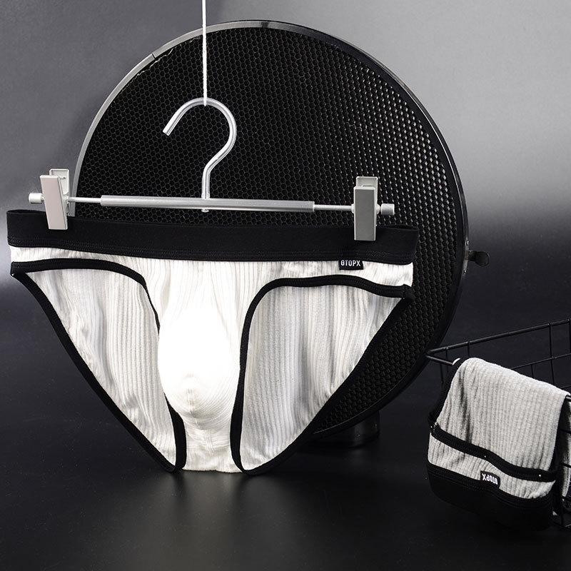 Men Ribbed Modal Breathable Low Rise Briefs Soft Stretch Underwear Lightweight Single Layer Pouch Design U Convex Bulge Fit Large Leg Opening Sexy Comfortable Classic Moisture Wicking Airy Fabric Everyday Essential Trendy Male Underpants Men Ribbed Modal Breathable Low Rise Briefs Soft Stretch Underwear Lightweight Single Layer Pouch Design U Convex Bulge Fit Large Leg Opening Sexy Comfortable Classic Moisture Wicking Airy Fabric Everyday Essential Trendy Male Underpants