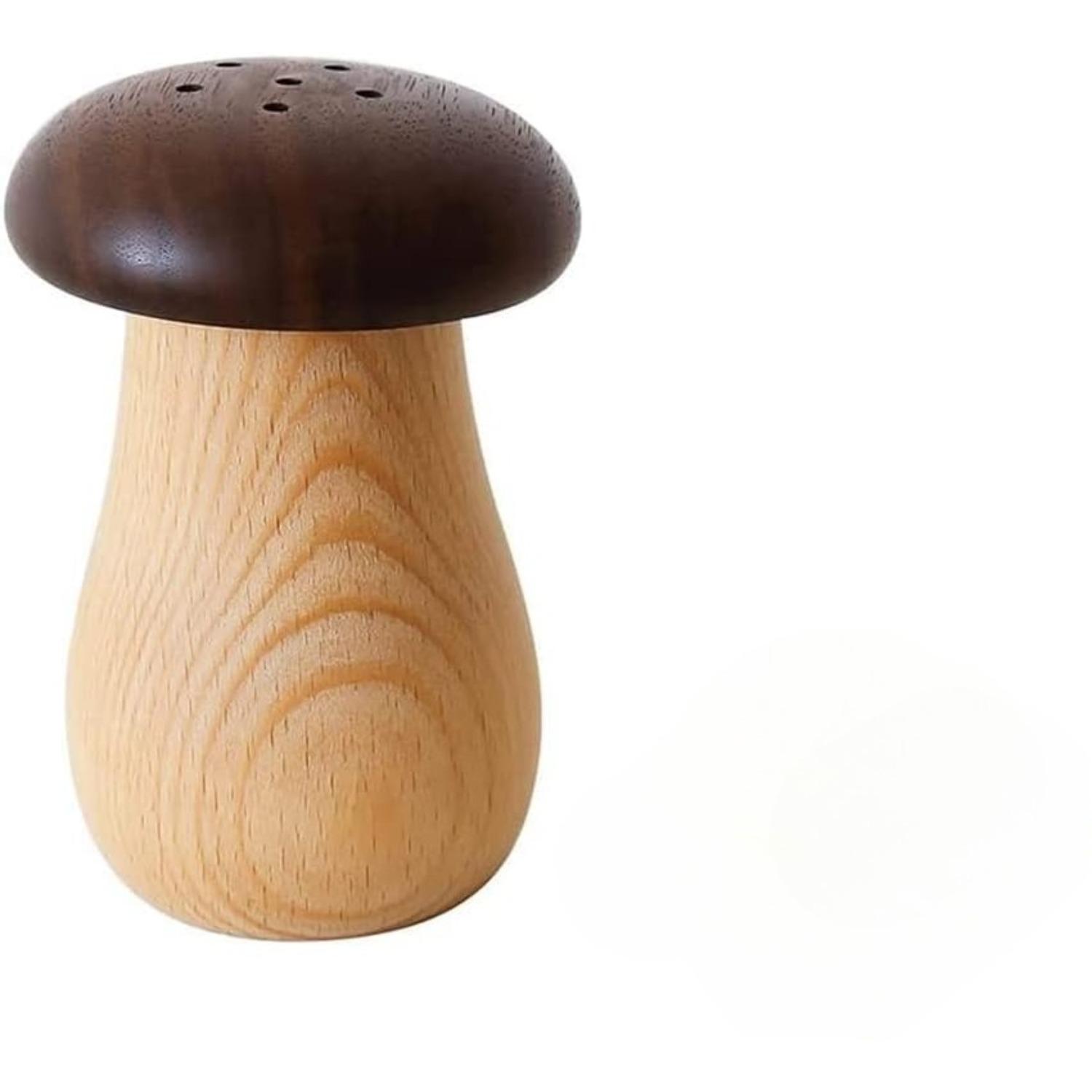 HomeDailyEss Cute Wooden Mushroom Toothpick Dispenser  Wooden Tooth Pick Dispenser For Toothpick Holder Home Decor