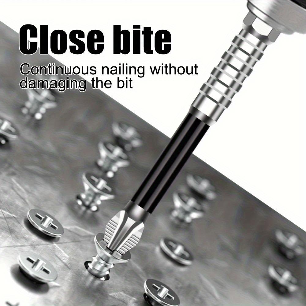 5pcs Magnetic Screwdriver Set, Steel Shockproof Cross Head, Anti-Impact Non-Slip Hex Shank, Strong Magnet Tip, Durable Tool Kit