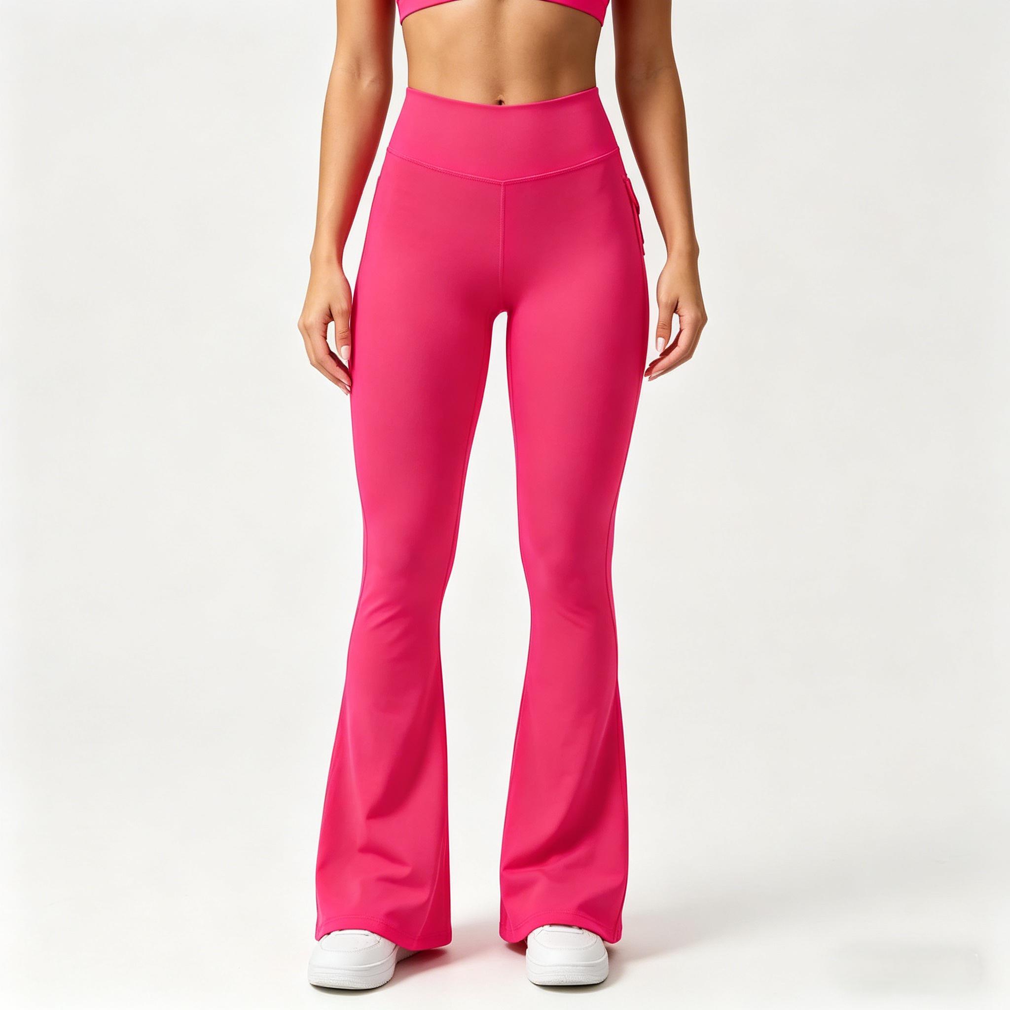 Women's 2026 New Arrival Seamless High Waist Flare Leggings Tummy Control Butt Lifting Bootcut Yoga Pants Stretch Flared Workout Leggings for Fitness Running Athletic