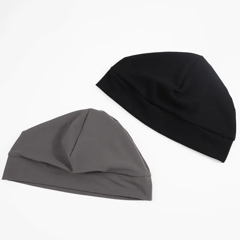 Unisex Plain Color Multifunctional Skull Caps 2026 Summer Sportive Beanie Fitted Hat for Men Women Stretchy Helmet Liner Biking Accessory Back To School Birthday Outfit Machine Washable Polyamide SpringStatements Fitting Outdoor Hat,sohochic