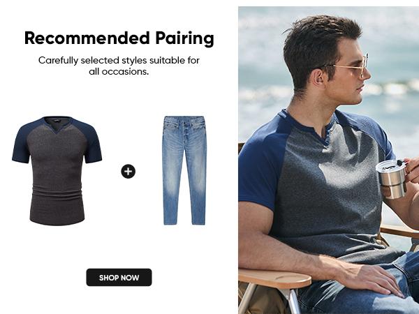 JMIERR Mens Muscle Slim T Shirt V-Neck Longline Henley Shirt Gym Workout Athletic Tee Shirts, men gifts JMIERR Mens Muscle Slim T Shirt V-Neck Longline Henley Shirt Gym Workout Athletic Tee Shirts, men gifts