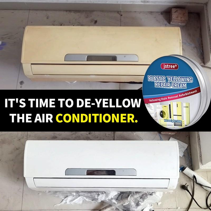 Jstree Plastic Removal Paste, Specifically Designed for Yellowing, Aging, and Discolored Plastics, 100g, Effective Cleaning Solution