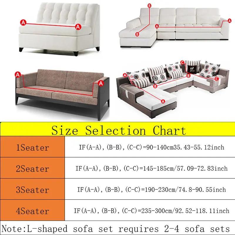 Water Repellent Stretch Sofa Cover, Ruffle Skirt, Leaf Jacquard, Anti-Slip, Pet & Kids Friendly, Furniture Protector for 1/2/3 Seater, Washable Elastic Sofa Slipcover